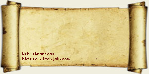 Dijana Perošević vizit kartica